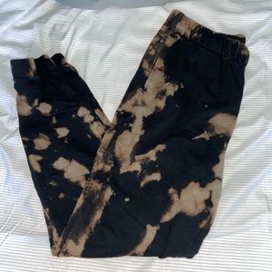 Bleach Dyed Sweatpants